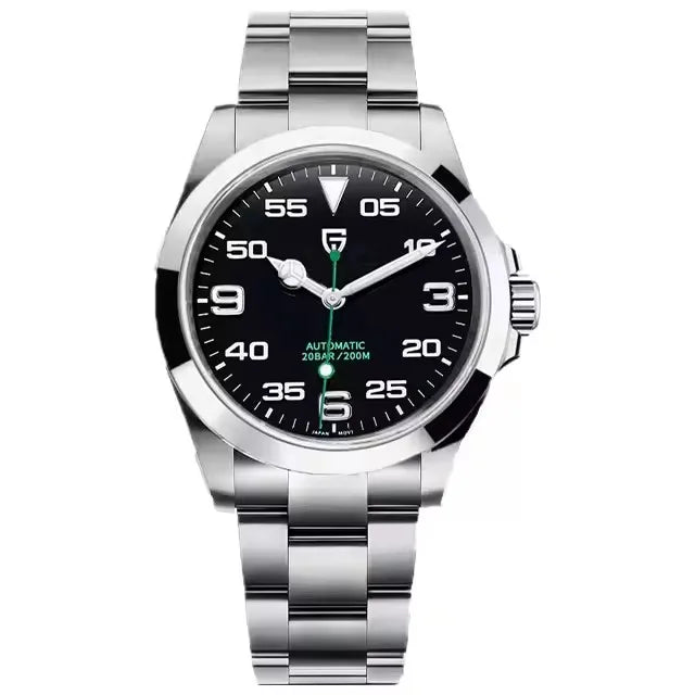 PAGANI DESIGN 40MM Air King Men Automatic Mechanical Watch 200M Waterproof Luxury Sapphire Glass Stainless Steel Watches for men