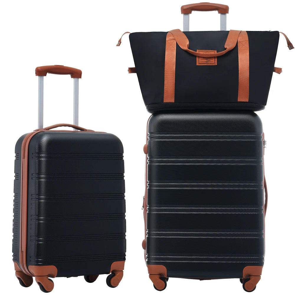 Lightweight Hardshell Luggage Set 2-Piece, 20/24 Inch Spinner with TSA Lock, Ideal for Travel & Weekend Trips