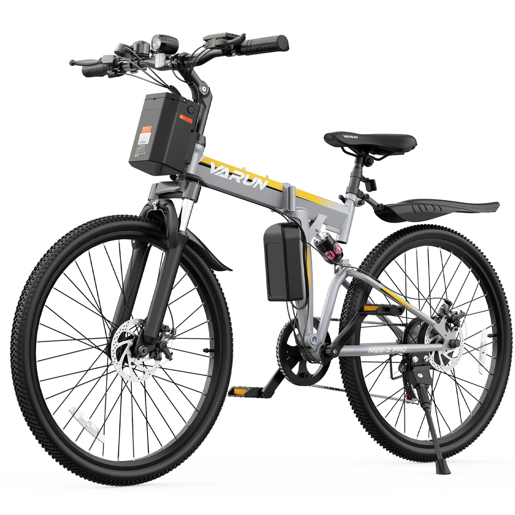 Varun M26-3 Pro Adult Electric Bike, 750W Peak Power, 48V 7.8Ah Battery, 26" Tire, 20MPH, E-bike UL 2849, 1 Year Warranty