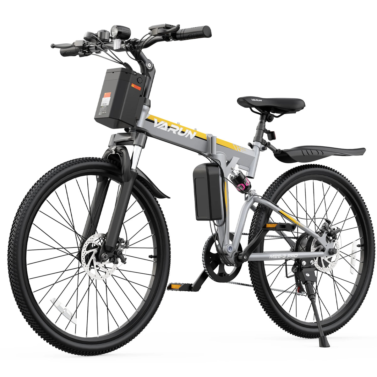 Varun M26-3 Pro Adult Electric Bike, 750W Peak Power, 48V 7.8Ah Battery, 26" Tire, 20MPH, E-bike UL 2849, 1 Year Warranty