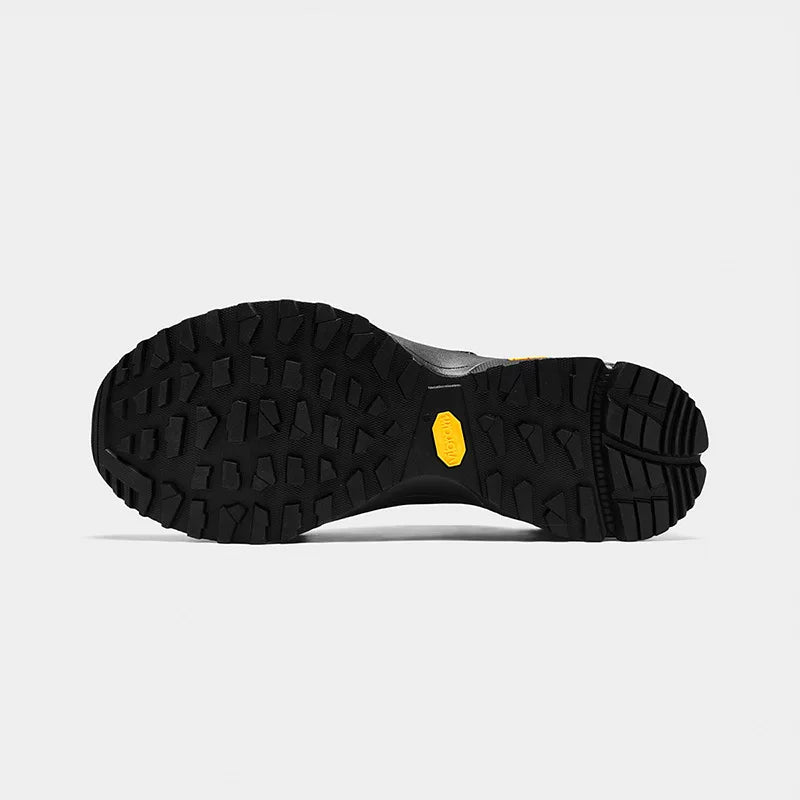Men's Waterproof Hiking Shoes with Dial Lacing System Anti-slip Outdoor Trekking Trail Running Lightweight Cushioning Footwear