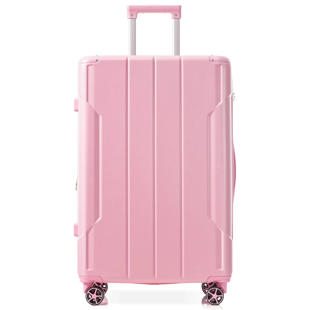 24Inch Rolling Luggage, Lightweight Durable ABS Suitcase with 360° Spinner Wheel, TSA Lock, Airline-Approved Travel Carry On