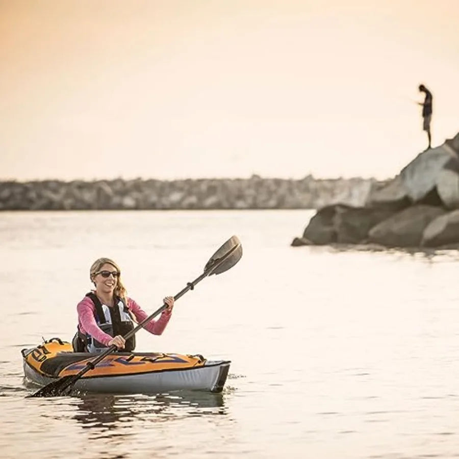 AdvancedFrame Sport Inflatable Kayak Lightweight Day Touring Kayak with Bag and Pump