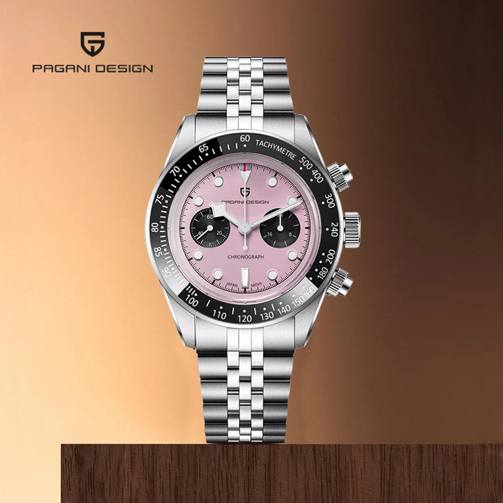 2026 New PAGANI DESIGN Panda Retro Men's Watches Top Luxury Quartz Watch For Men Chronograph Wristwatch AR Sapphire Sports Clock