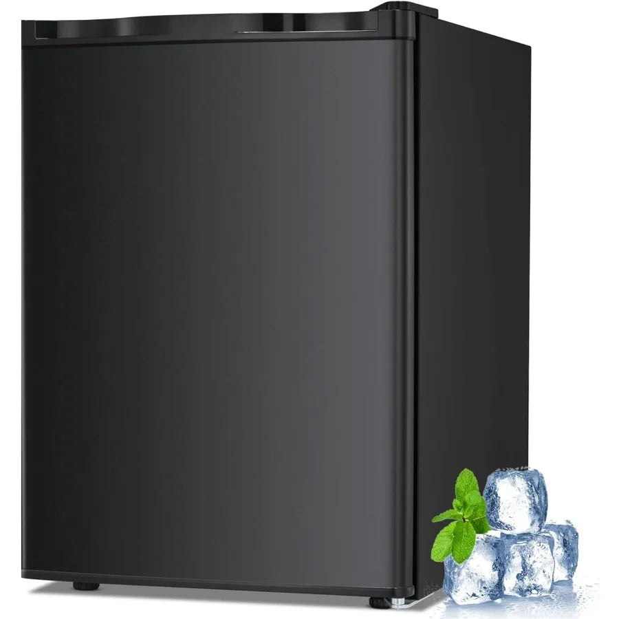 2.1 Cu.Ft Small Upright Freezer Compact Mini Freezer with Removable Shelves Adjustable Thermostat Reversible Door Hinge Quiet O