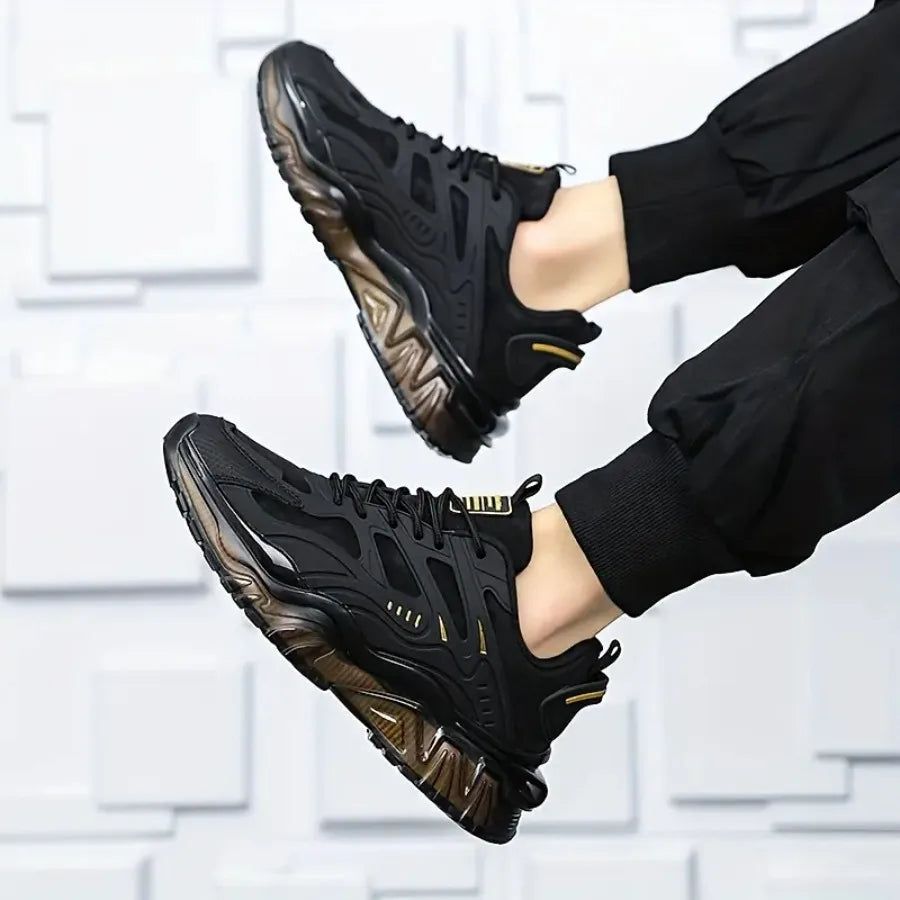 New Outdoor Soft Comfortable Breathable Lightweight Shock-Absorbing Wear-Resistant Casual Fashionable Sports Running Shoes