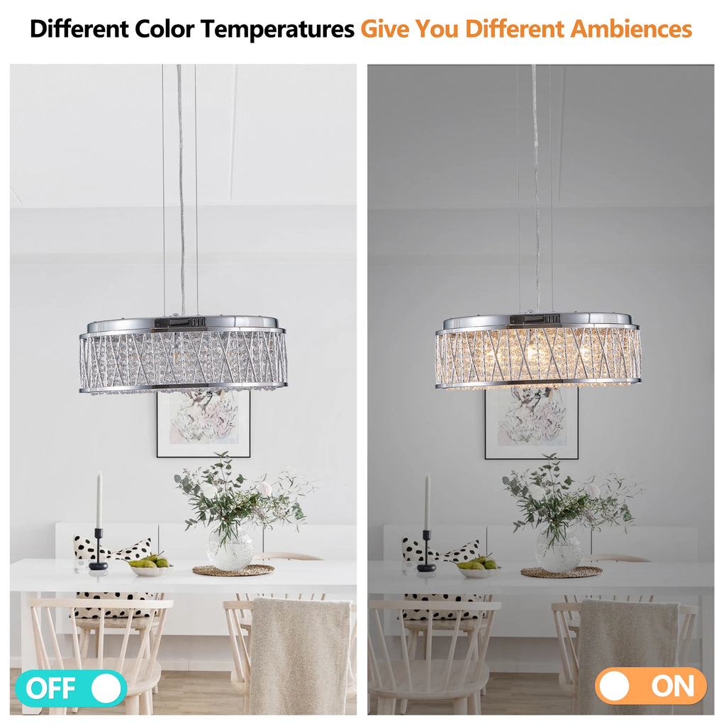 Popular Luxury Design Crystal Lamps, Round Crystal Ceiling Decorations, Crystal Chandeliers for Bedroom Dining Room Living Room