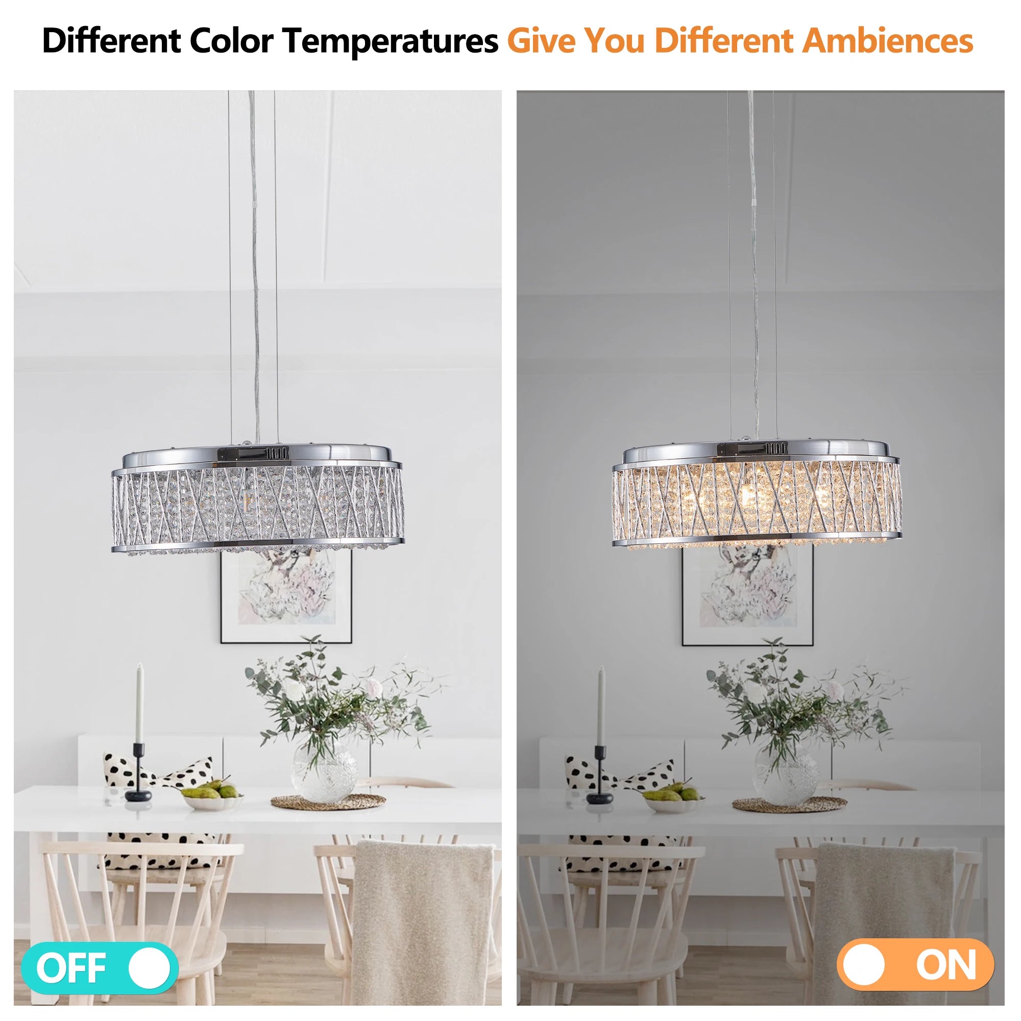 Popular Luxury Design Crystal Lamps, Round Crystal Ceiling Decorations, Crystal Chandeliers for Bedroom Dining Room Living Room