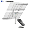 ECO-WORTHY Solar Panel Dual Axis Tracking System (Expanded Version Increase 40% Power) with Tracker Controller High Stability
