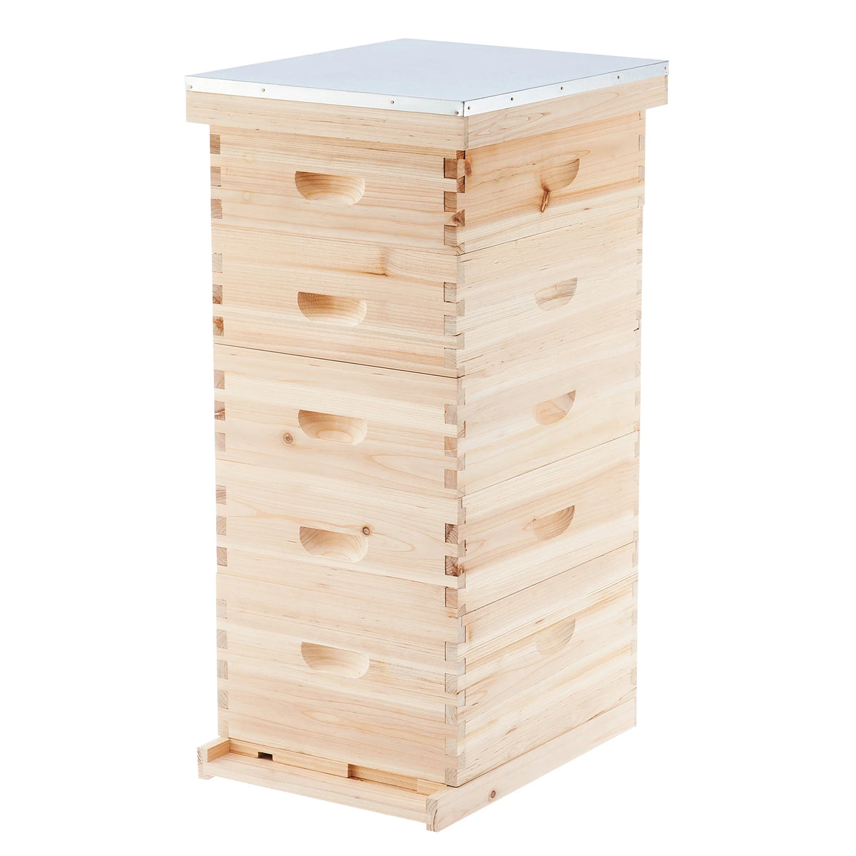 5 layer Beehive Honey Bee Hive W/ Metal Roof and queen excluder Upgraded Model