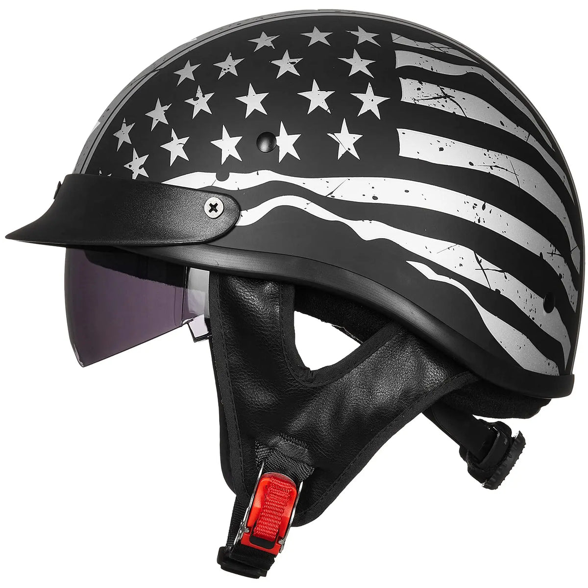 Retro Half Helmet Motorcycle Cruiser Helmet German Style Vintage Casco Moto Open Face Chopper Biker Pilot DOT Capacetes Para