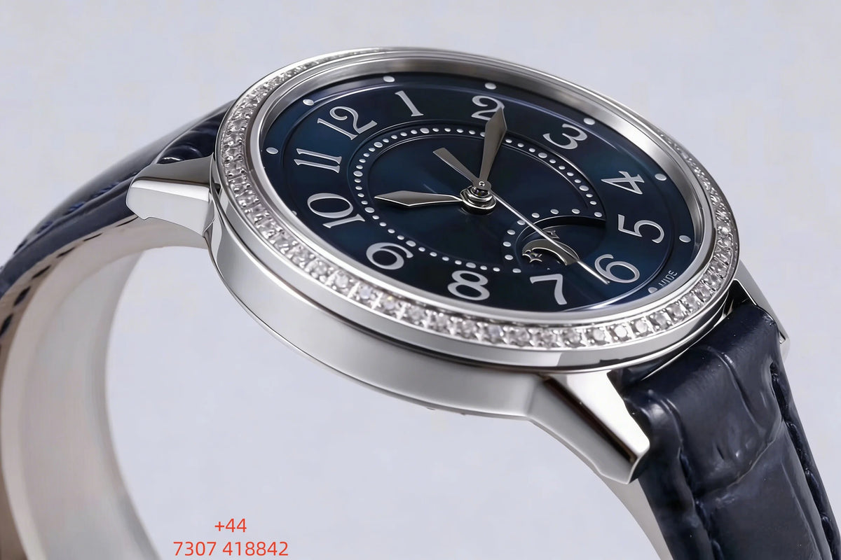 Customized luxury women's watch, 34mm diameter, imported calfskin strap, 898A1 automatic winding movement