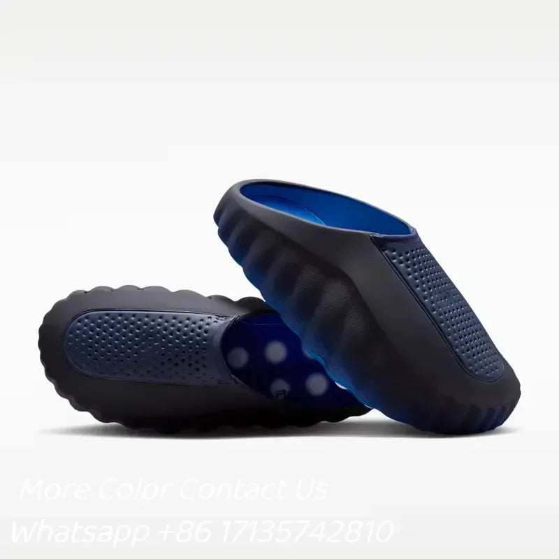 Slide Mules Techs Fragment Design Blackened Blue Light Bone Light Smoke Grey Solar Red Pearl Pink Team Red us13 With Bo