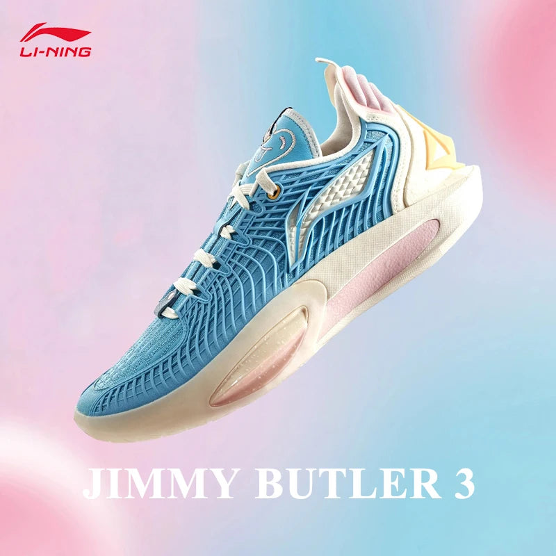 LI-NING JIMMY BUTLER 3 Men's Basketball Shoes Anti-Slip Professional Sports Shoes Breathable Game Shoes ABAU107