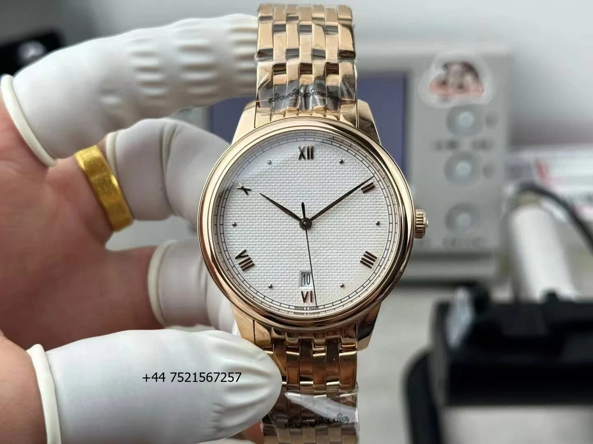 Men's Women's Universal Automatic Mechanical Watch Stainless Steel Water Resistant Diver Antique Calendar Elegant High Quality