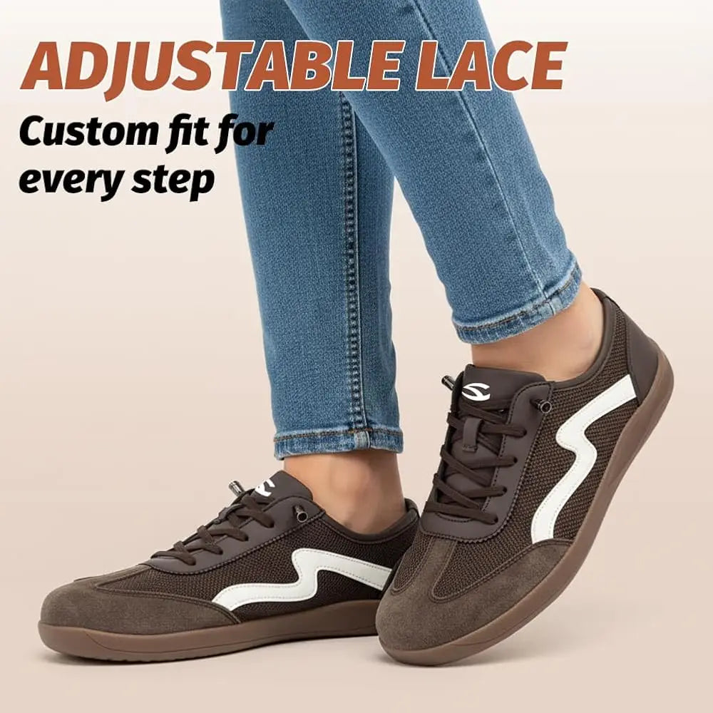 Barefoot Minimalist Shoes Mesh Lightweight Wide Toe Box Slip-on Fashion Sneakers for Womens Mens