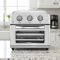 Toaster Oven, 6-in-1 Functions, Adjustable Temperature, Includes Oven Rack, Baking Pan and Air Fry Basket