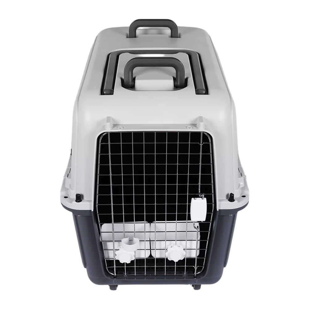 Heavy Duty Airline Travel Flight Carrier Length 33in/Width 21.6in/Height 25.2in Portable Airline Pet Carrier for Puppies Kittens