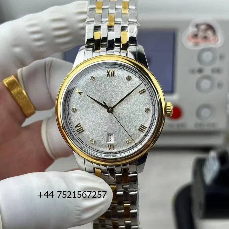 Men's Women's Universal Automatic Mechanical Watch Stainless Steel Water Resistant Diver Antique Calendar Elegant High Quality