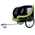 Large Folding Bike Trailer for Dogs – 66LB Capacity All-Terrain Pet Carrier, Durable Steel Frame for