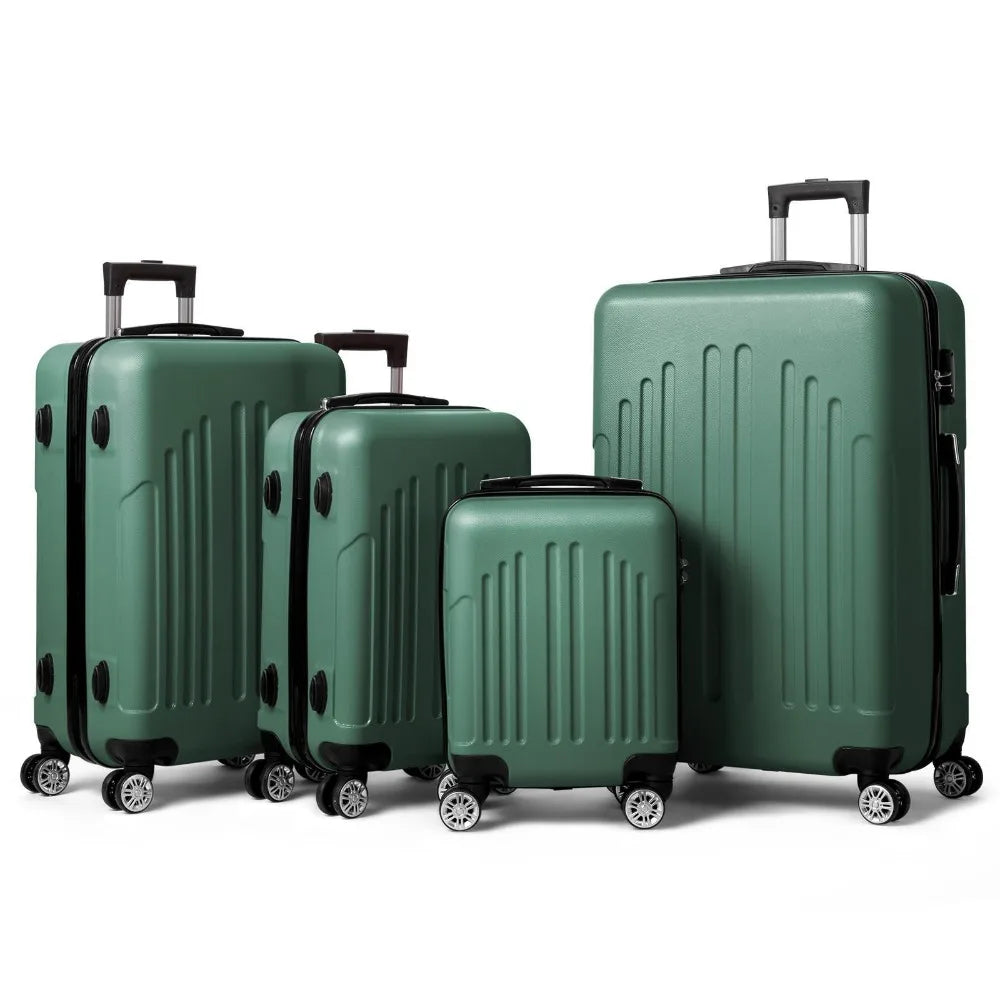16" 20" 24" 28" Suitcase PC ABS TSA Luggage 3 Piece Set Lock Spinner Carry on