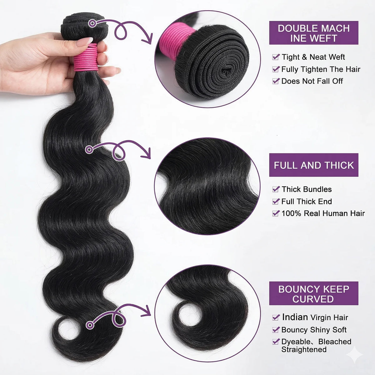 30 36 40 Inch 16A Body Wave Bundles Human Hair Brazilian Black Virgin Weave Hair Unprocessed Raw Hair Bundles Extensions Deals