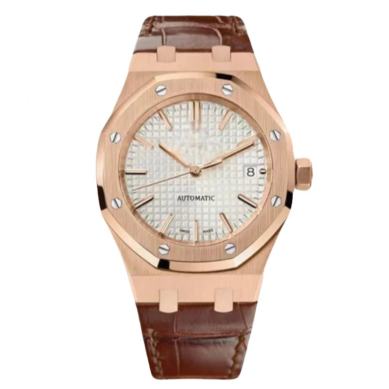 Luxurious Ladies' Watch Factory Oakk Automatic Mechanical 37mm Stainless Steel Case ETA 324 Movement Pointer 20BAR Water