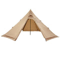 4 Person Portable Winter Tipi Tent with Stove Jack Waterproof Canvas 4 Season Shelter for Hiking Fishing Backpacking M Size Lig