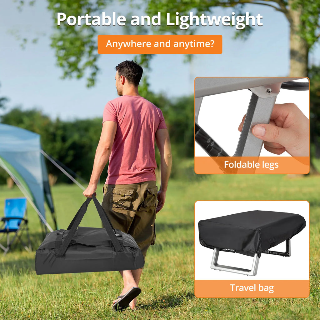 Pizza Oven, 12" Pizza Oven Outdoor with Gas Powered Propane and Portable Maker Accessories for Backyard Camping Outside
