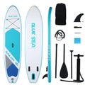 Waterproof Inflatable Paddle Board 6''Thick Stand Up for Adults Water Sport Surf Set with Adjustable Paddle Pump