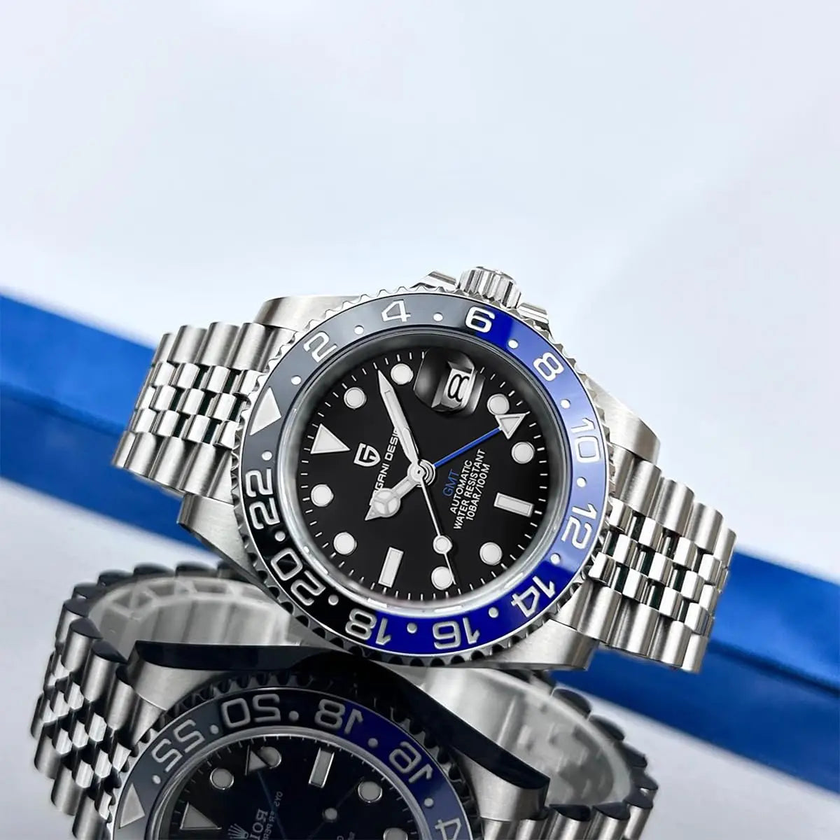 2026 New PAGANI DESIGN Men Mechanical Watch Top Sapphire Glass GMT Watches for Men 100M Waterproof Man Automatic Wristwatch