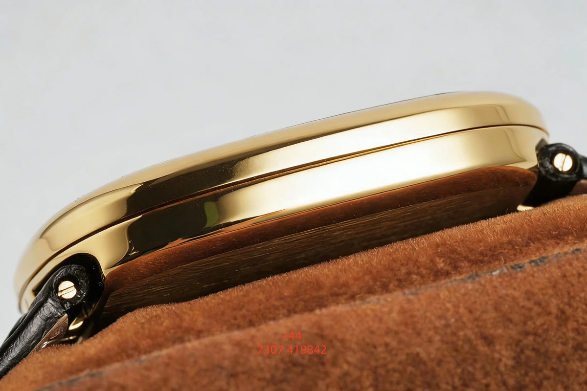 Customized luxury women's watch, 35-40mm diameter, imported calfskin strap, 9015 automatic winding movement