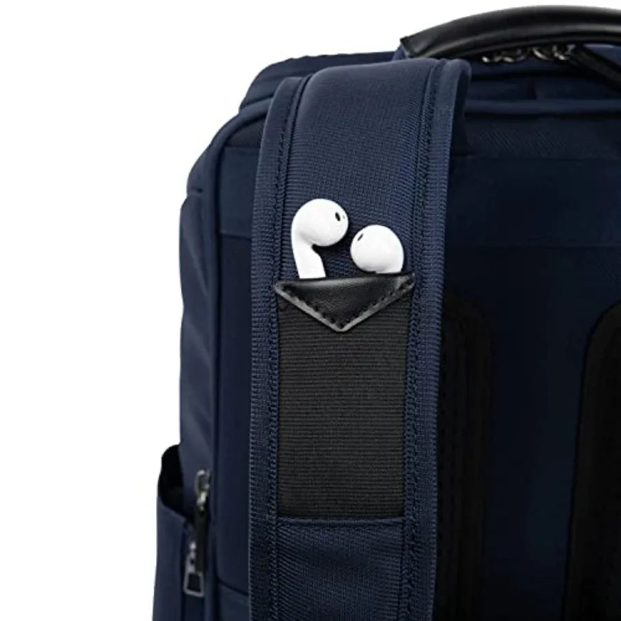 Crew Executive Choice 3 Slim Backpack for Men and Women Water-Resistant Patriot Blue Fits up to 15.6 Laptops and Tablets