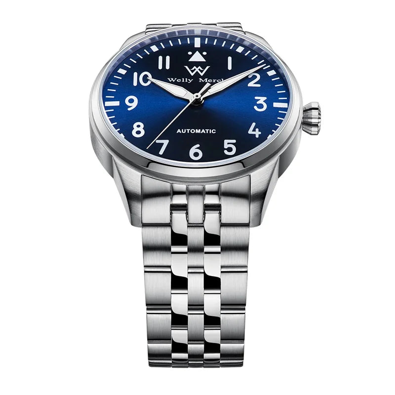 WM Watch Automatic Mechanical Watches Waterproof Multifunctional Business Men's Watches Watch Welly Merck Watch WM165M