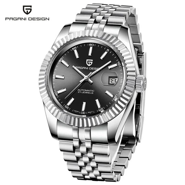 PAGANI DESIGN 42MM sky blue Men Watch Top Brand Luxury Automatic Watch Stainless Steel Waterproof Mechanical Watches For Men
