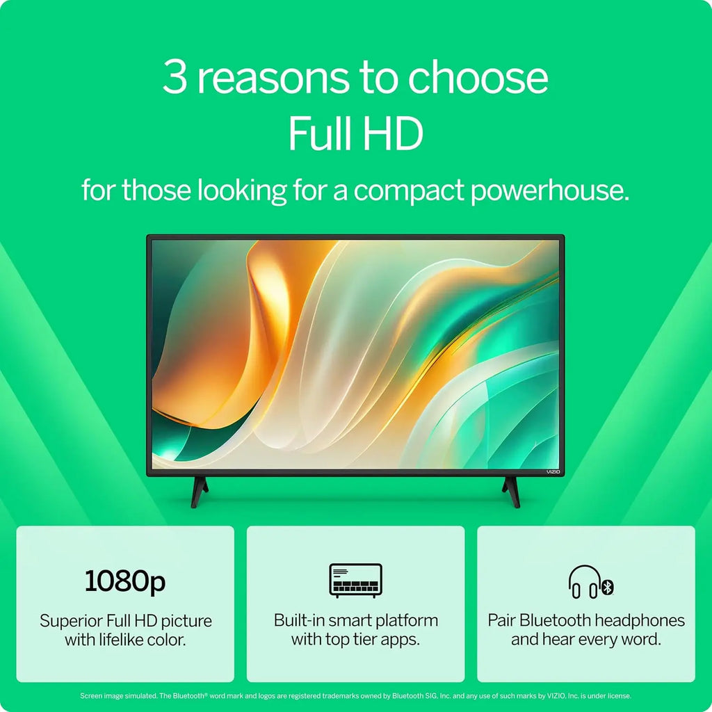 40-inch Full HD 1080p Smart TV with DTS Virtual:X, Alexa, Google Cast, Bluetooth Headphone Support
