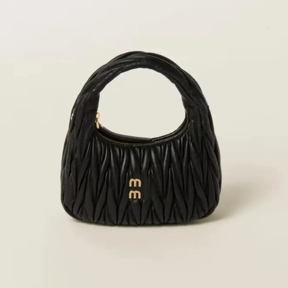 Designer Bag Women wander Handbag Arcadie Leather handbag Cross body Fashion Bags Black leather shoulder bag 10A.
