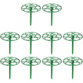 10-Piece Plant Support Grids for Indoor Gardening - Large Flower Cage Stakes for Roses and Home Plants