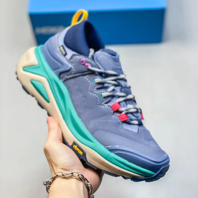 Men Women Hiking Shoes Low Top Trail Running Sneakers Lightweight Breathable Outdoor Trekking Non-slip Athletic Walking Footwea