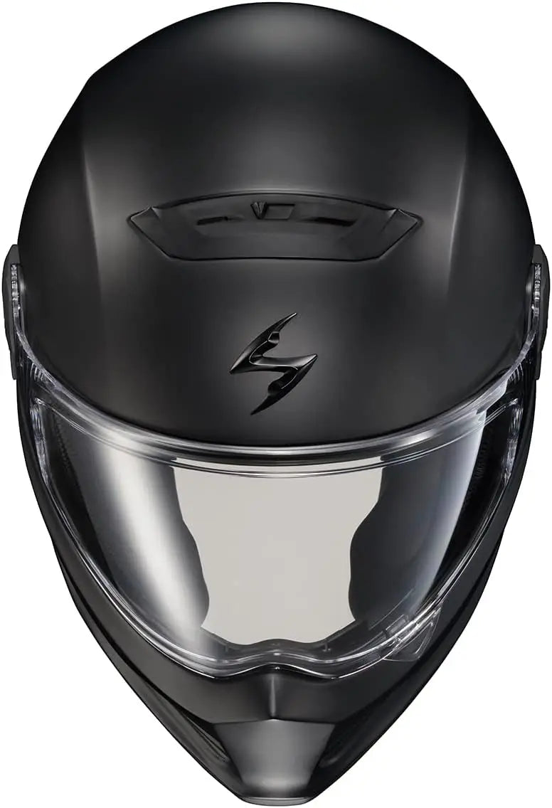 Covert FX Full Face Adult Motorcycle Helmet Street Fighter Style-Bluetooth Ready Speaker Pockets DOT ECE Solid (Matte Black-X-Sm