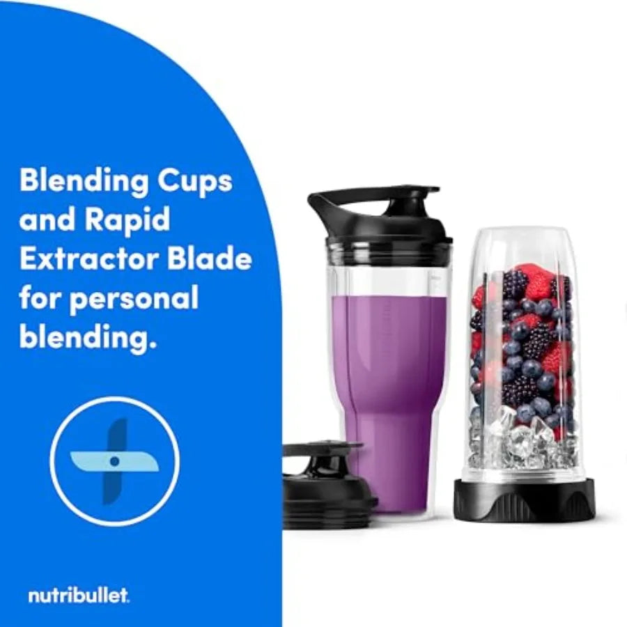 3-1 Compact Kitchen System 1200W with Blender Food Processor Coffee and Spice Grinder Brass 32oz 24oz Blending Cups 2-Cup Food