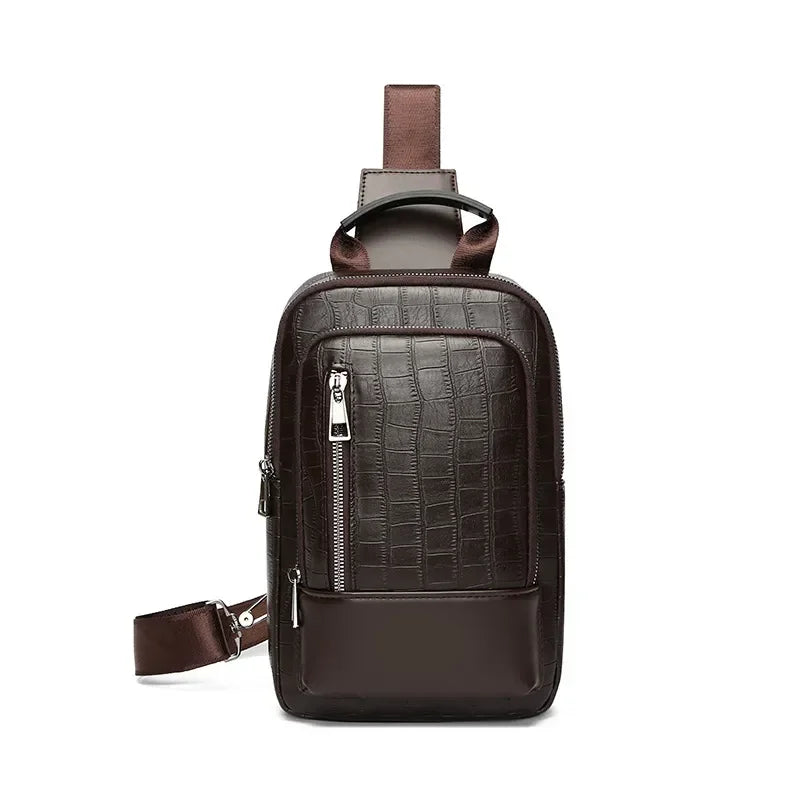 Designer Bag Men's Chest Bag Large Capacity Luxury Bag Crossbody Bag Multifunctional Chessboard Pattern Casual Shoulder Bag
