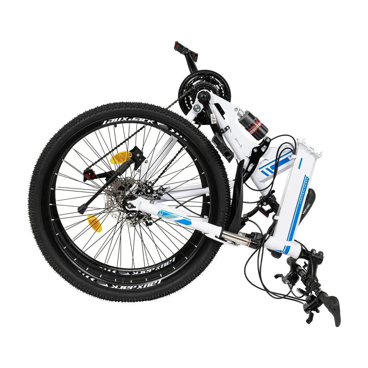 26" Folding MTB Bicycle with 21 Speed, Dual Disc Brakes, Men’s Mountain Bike for School, Commuting, and Outdoor Sports