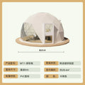 Luxury Pvc Geodesic Dome Hotel Glamping Tent House Desert Round Dome Tent Coody Starry Sky Dome Tent for Camping