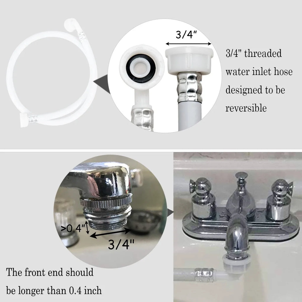 2 in 1 Washer Spinner Full-Automatic Laundry Wash Machine W/Drain Pump