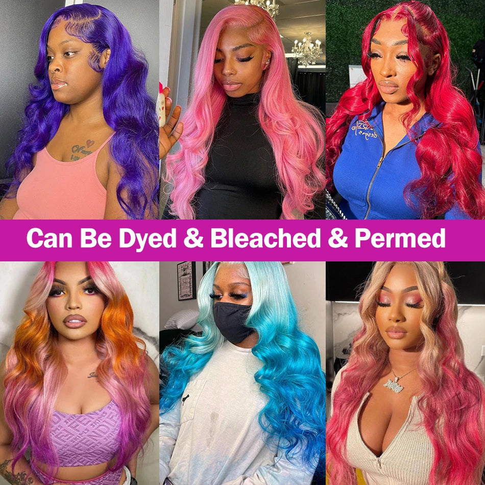 613 Honey Blonde 13x6 HD Transparen Body Wave Lace Front Human Hair Wig Colored 13x4 Human Hair Lace Frontal Wig For Black Women