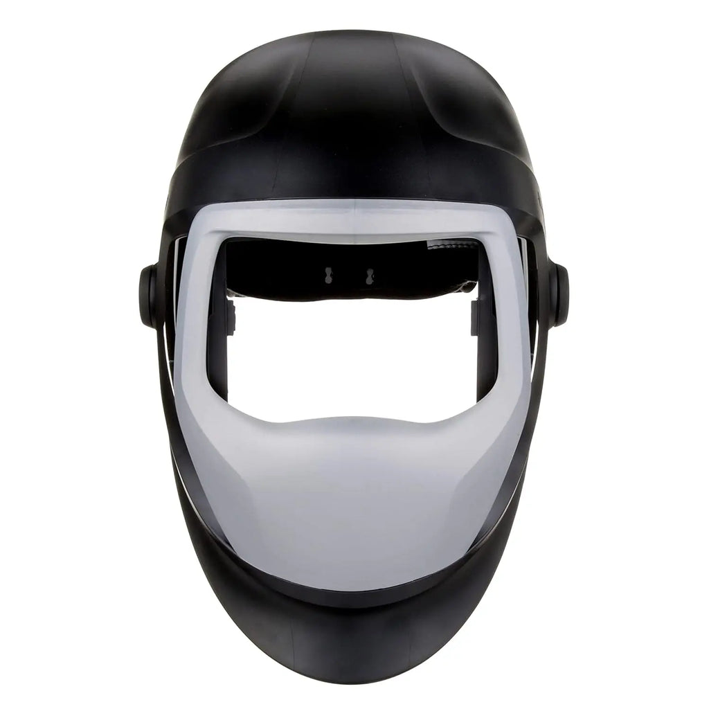 Welding Helmet with Side Windows, Headband, Silver Front Panel, No ADF - Enhanced Visibility and Comfort