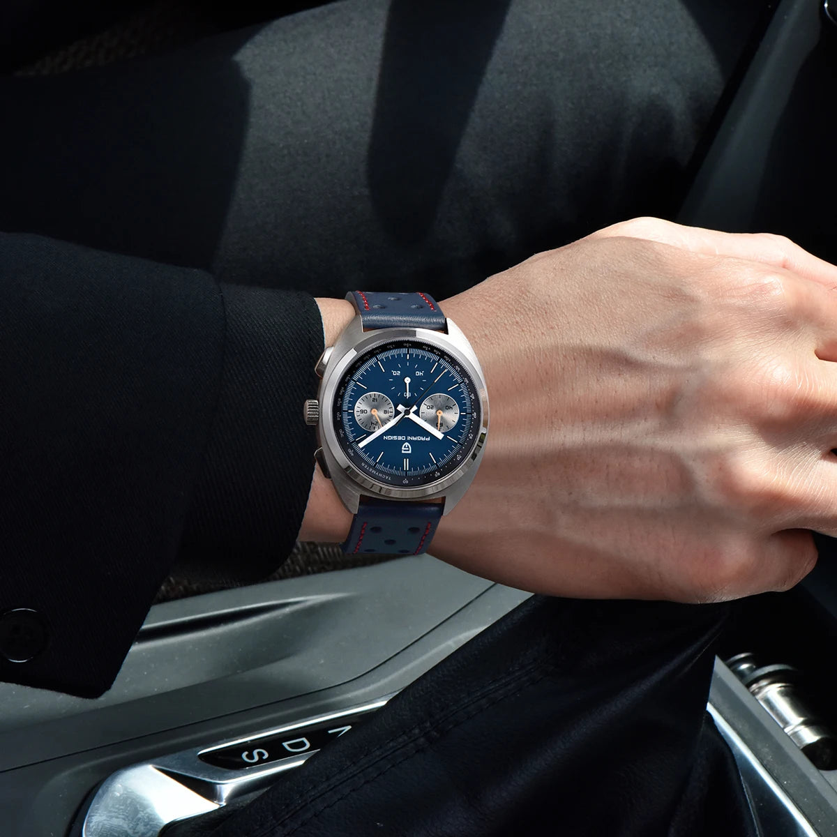 PAGANI DESIGN 2026 Retro Luxury Men's Watches Sports Chronograph VK63 Quartz Watch For Men AR Sapphire Waterproof Leather Clock