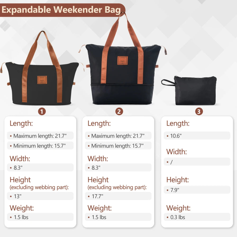 Hardshell Luggage Sets 6 Piece Suitcase Set Expandable Lightweight Suitcases with Wheels TSA Lock for Men Women Black Brown