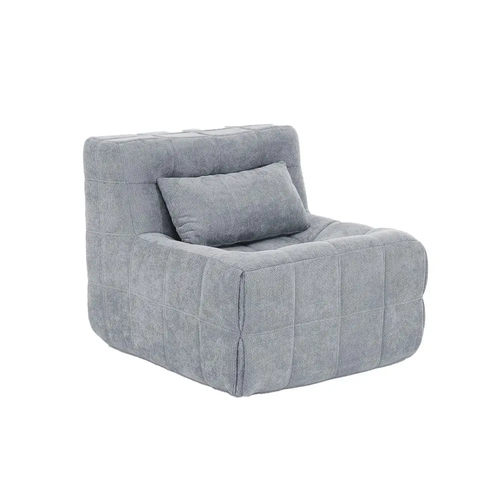 Small Couches for Living Room,Boneless Small Sectional Foam Couch with Cushion,Comfy Floor Modular Lounge Sofa for Modern Living